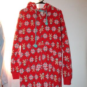 Heritage Red and Teal Cozy Onesie